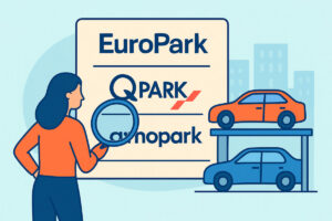 Europark, Q-Park ja Aimopark – tarjonnan väliset erot