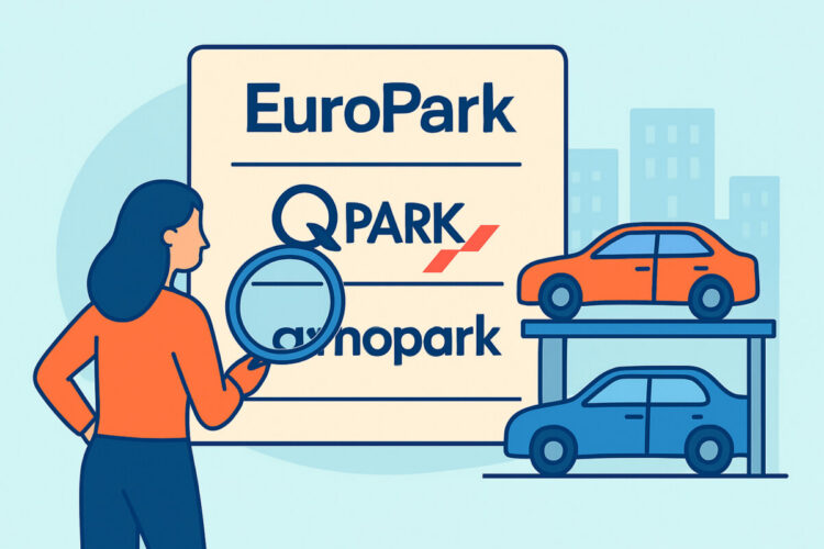 Europark, Q-Park ja Aimopark – tarjonnan väliset erot