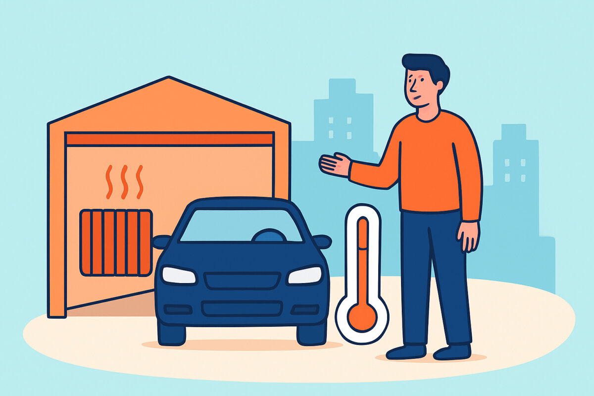 Lämmitetty autotalli – mitä lämpötila tarkoittaa autolle